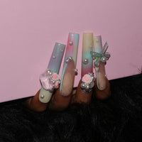 Pastel Gem Nail H43-1160