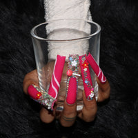 Crimson Gem Nail H42-1094