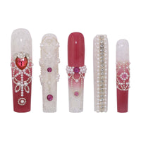 Limited edition wedding Nails H44-1208
